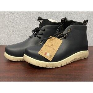 Ccilu Boots Mens Size 10 Black PANTO/PAOLO XP Waterproof Ankle Rain Ortholite